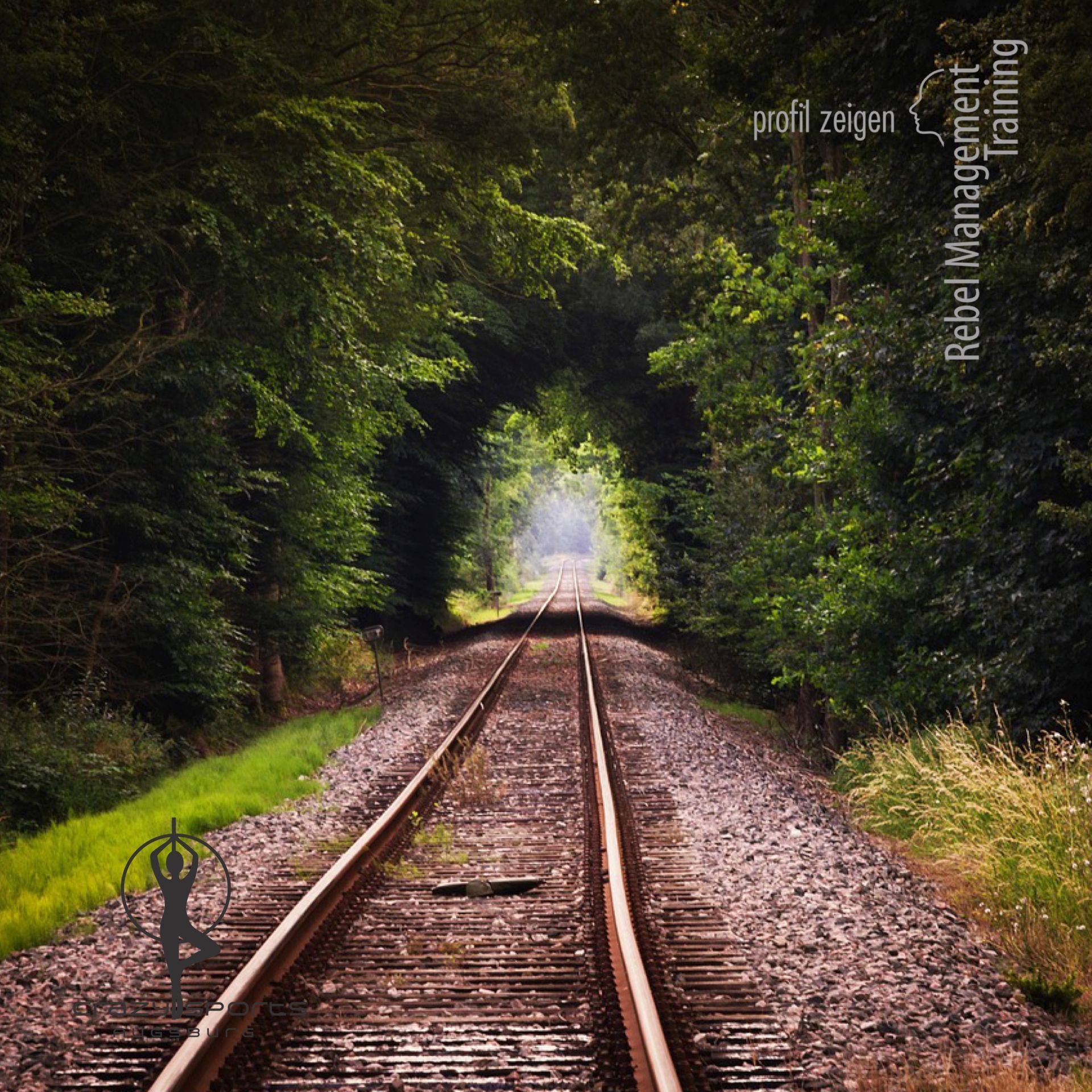 Zugschienen ins Licht