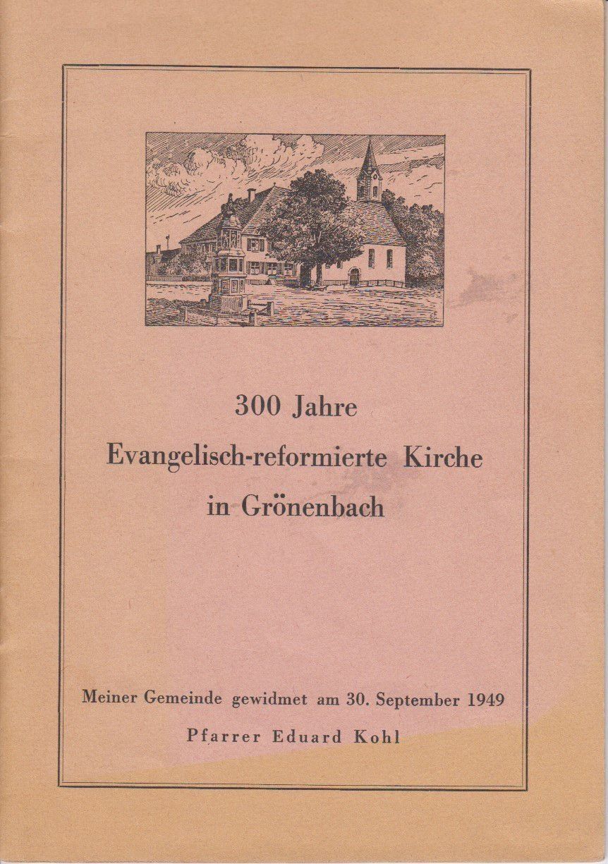 300 Jahre Evangelisch-reformierte Kirche in Grönenbach, 1949