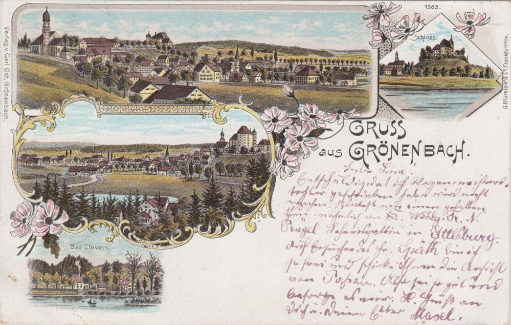 Postkarte von 1898