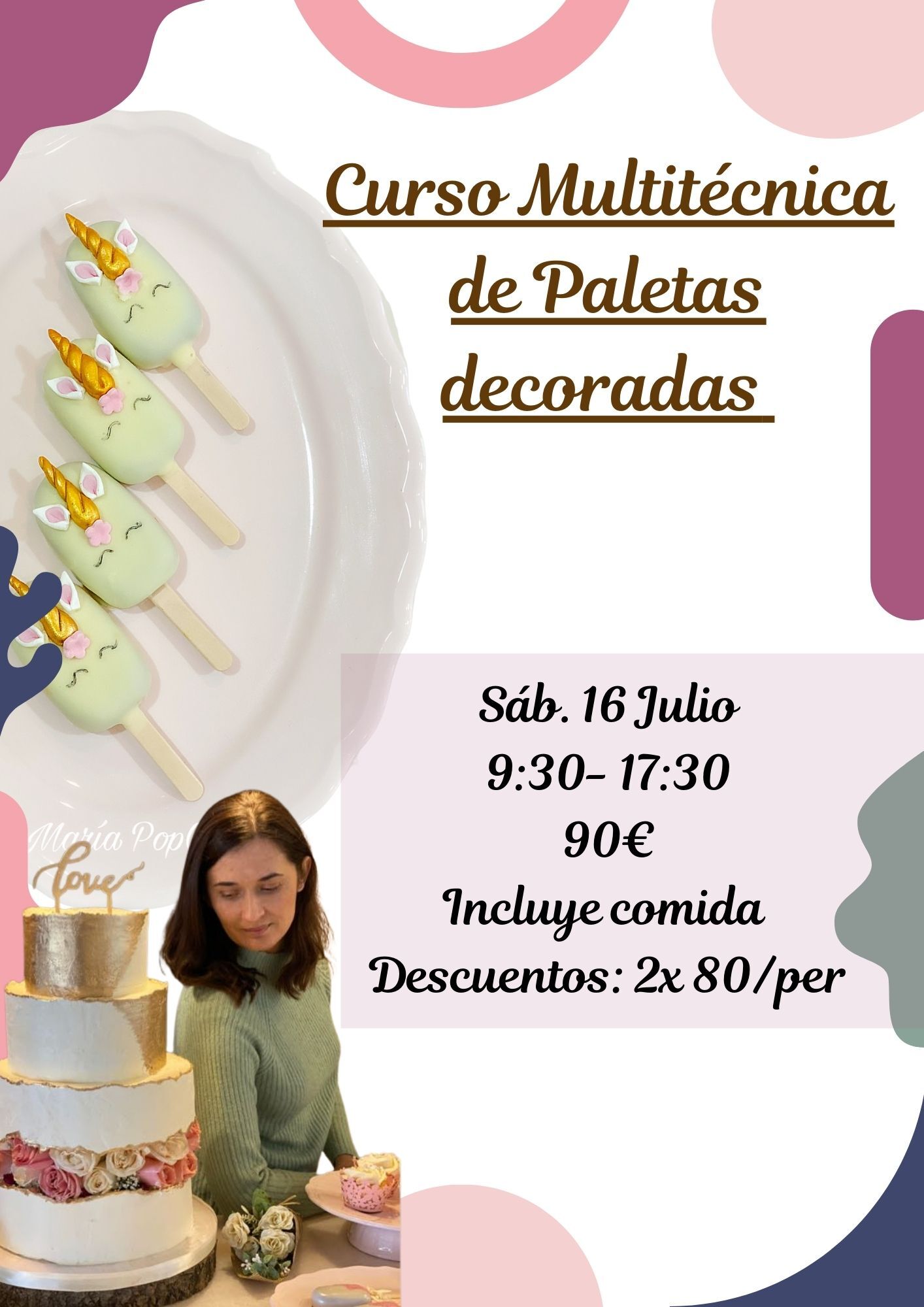 curso de pasteleria madrid, curso de reposteria madrid, cuso de panaderia madrid, curso pan, curso roscon, madrid