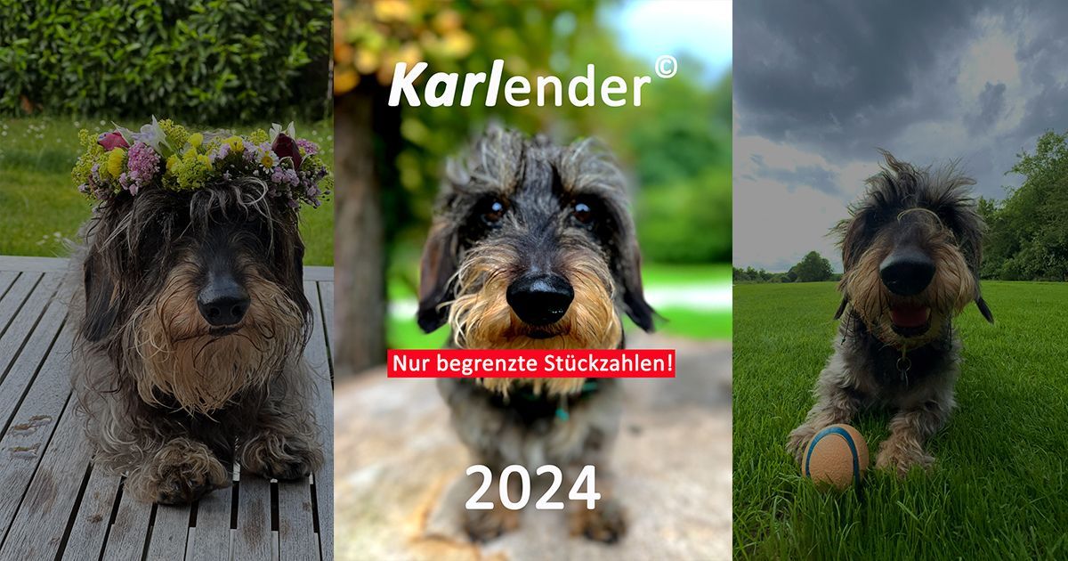 KARLender© 2024 inkl. 10EUR Spende für das Tiergehege Witthausbusch