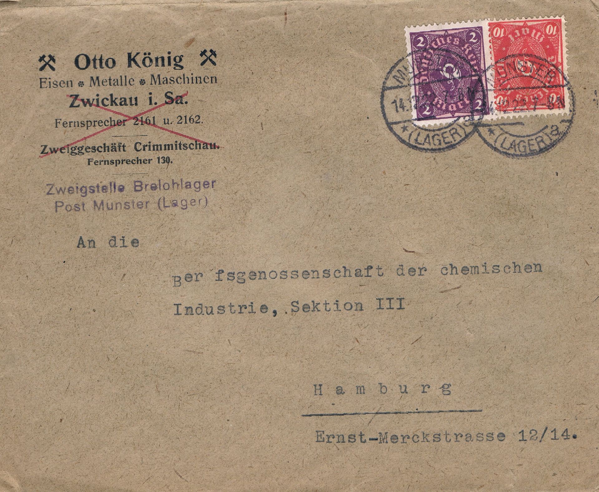 1922 Brelohlager