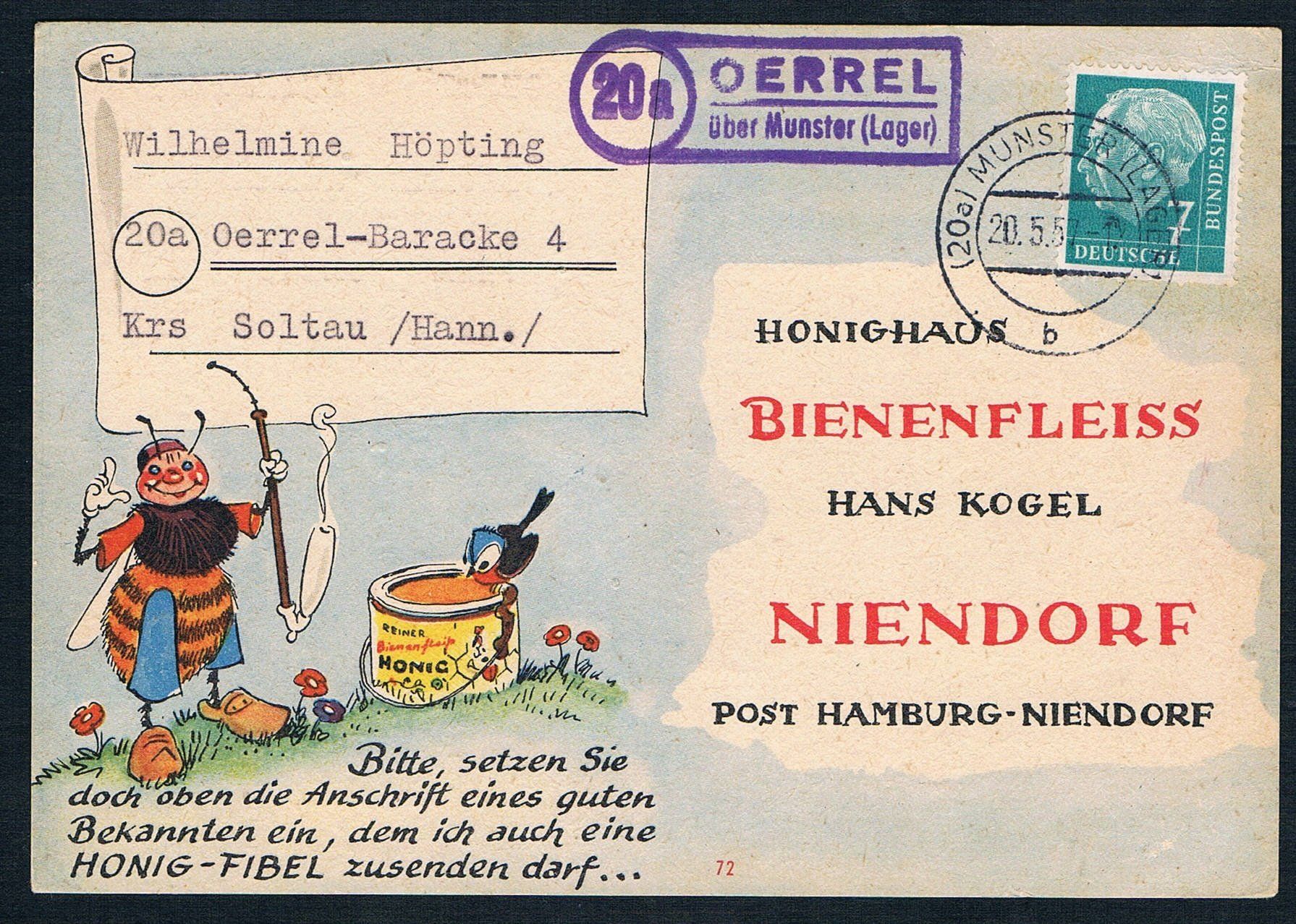 Wilhelmine Höpting, Oerrel 1957