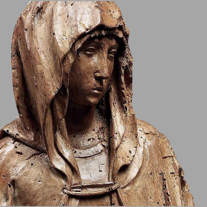 Vierge en bois