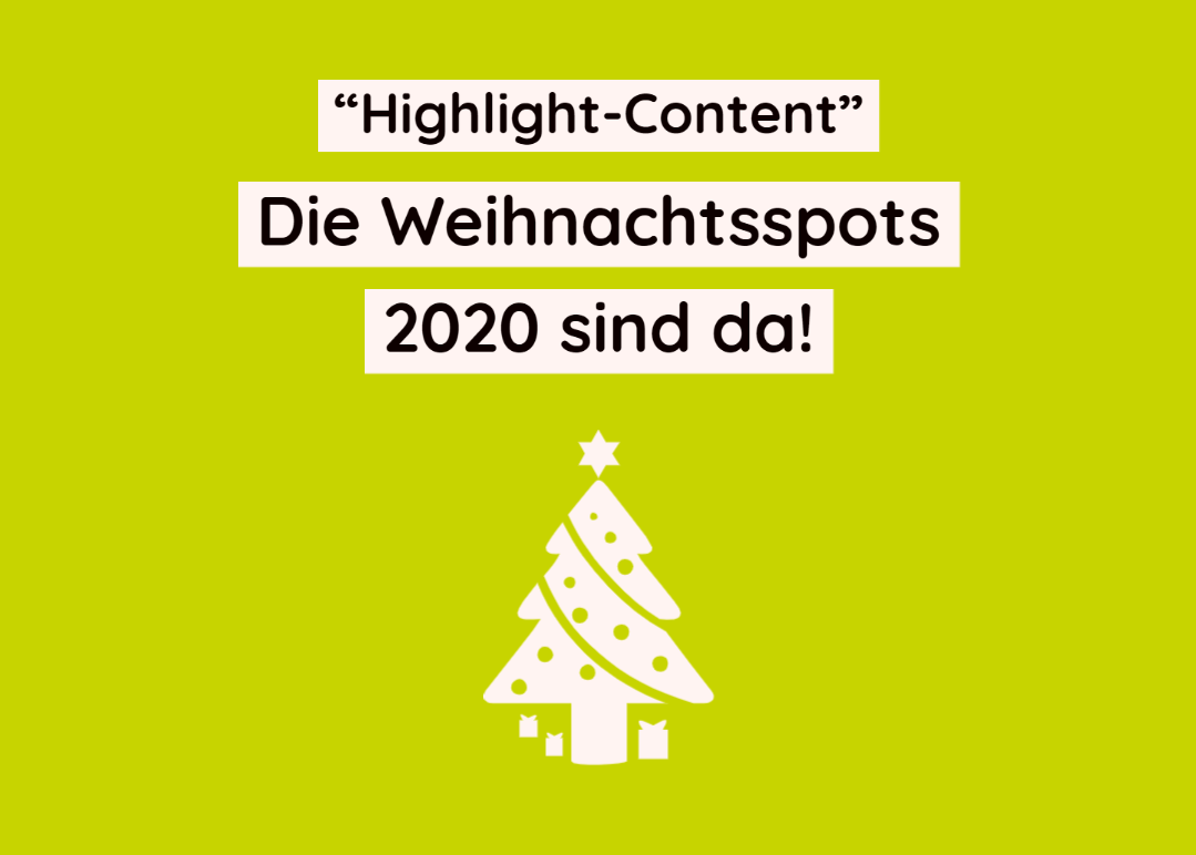 Weihnachtsspots 2020, Klartext, Werbeagentur