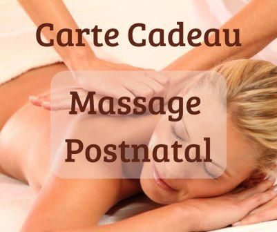 Carte Cadeau massage postnatal