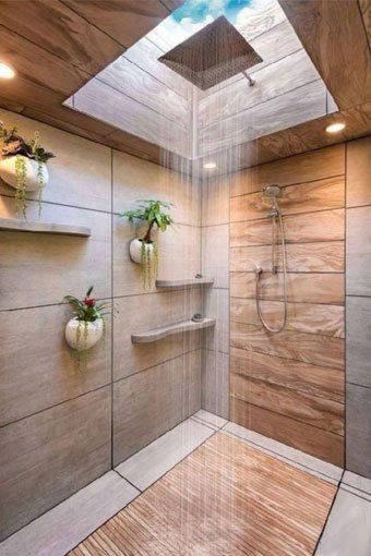 Exemple de réalisation d'une douche à l'italienne. Photo non contractuelle