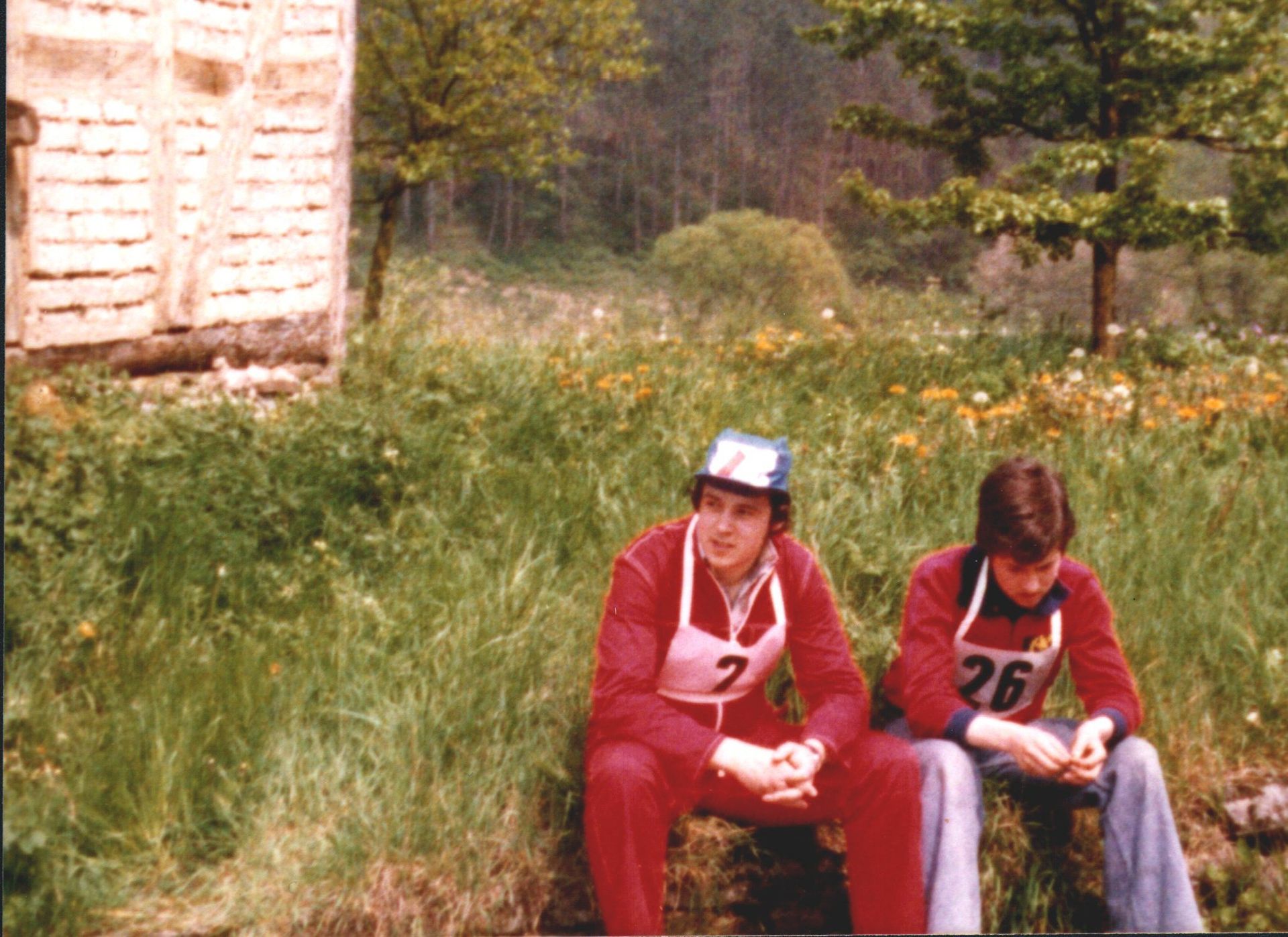 Hans-Josef Keul (li) und Manfred Jehnen in der Rennpause Hans-Josef Keul (li) und Manfred Jehnen in der Rennpause