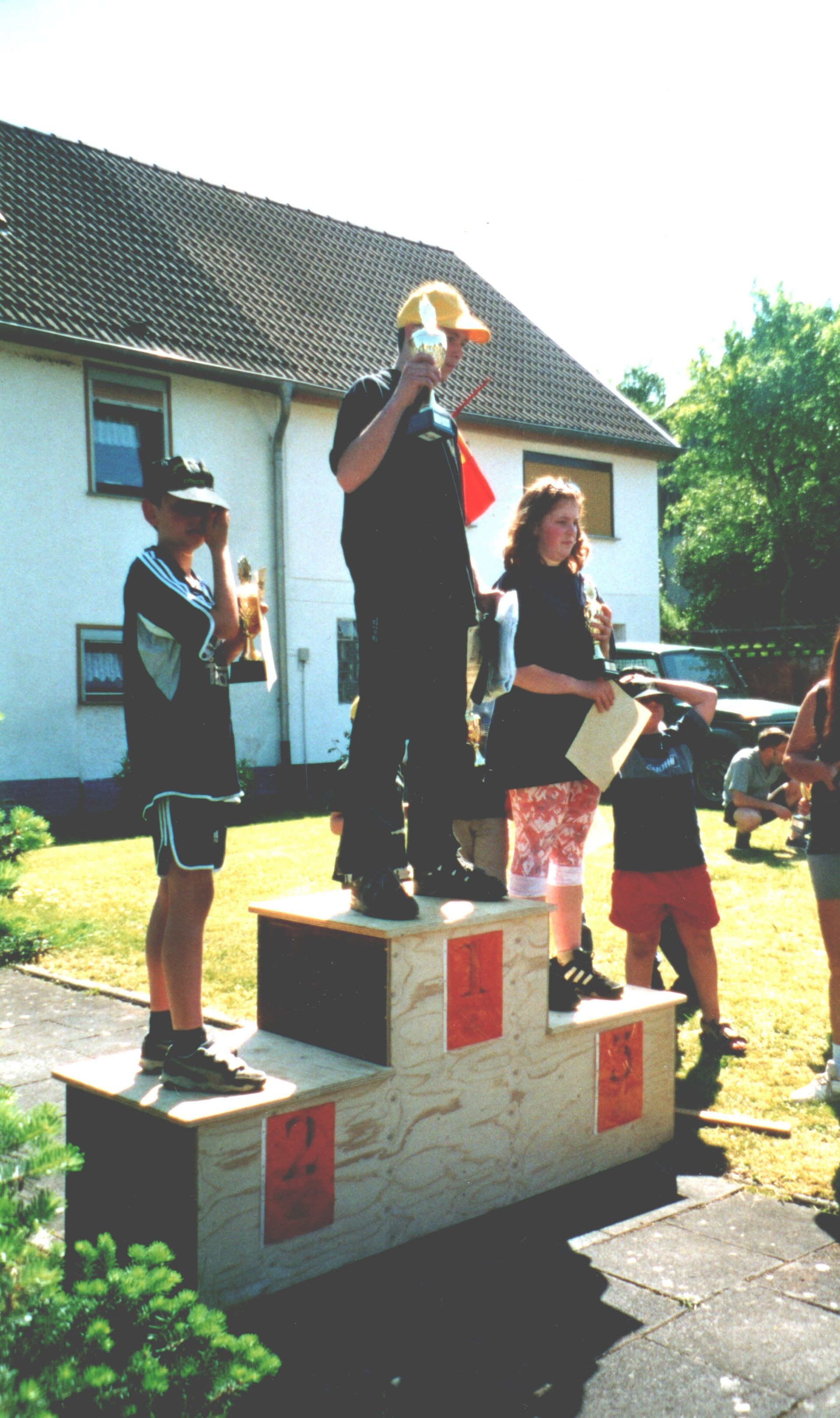 Die Siegerehrung der Klasse 4 Die Siegerehrung der Klasse 4