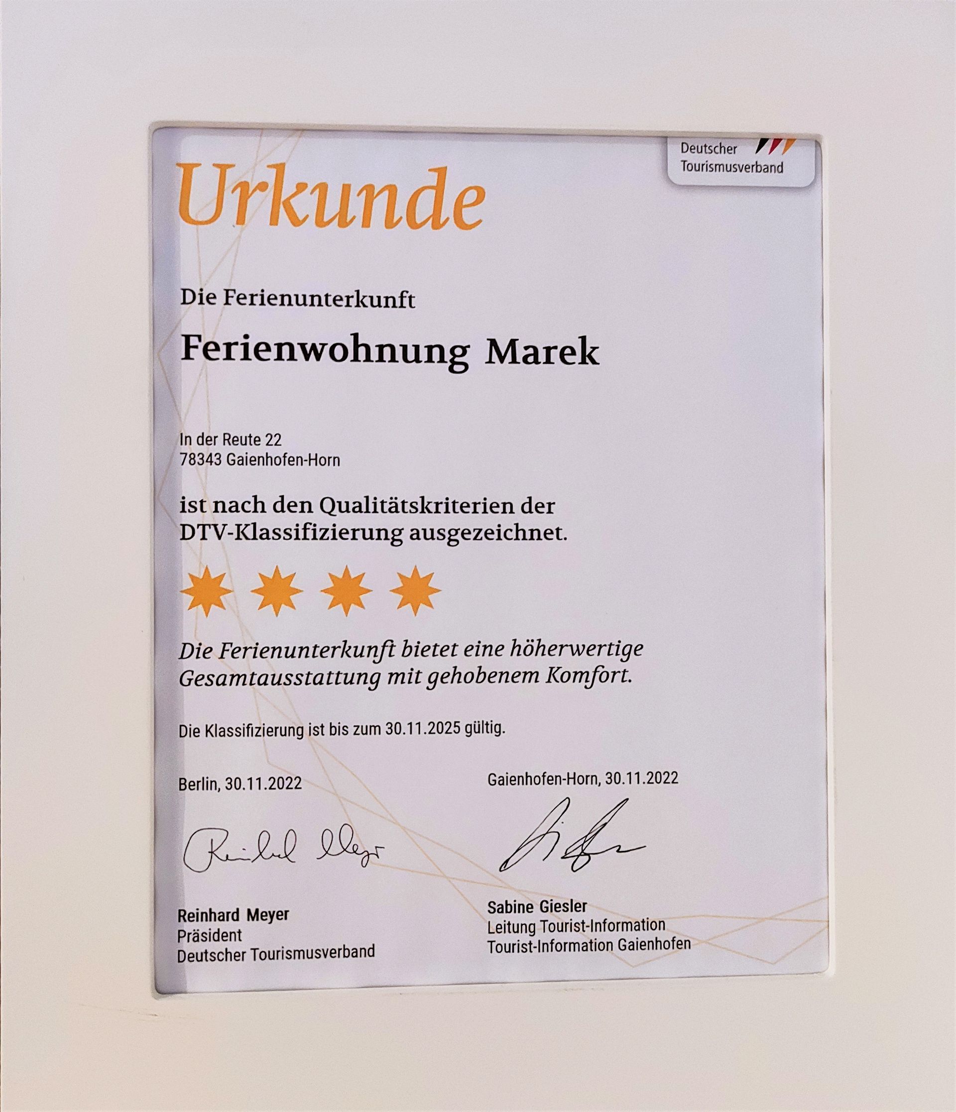 4 Sterne Ferienwohnung