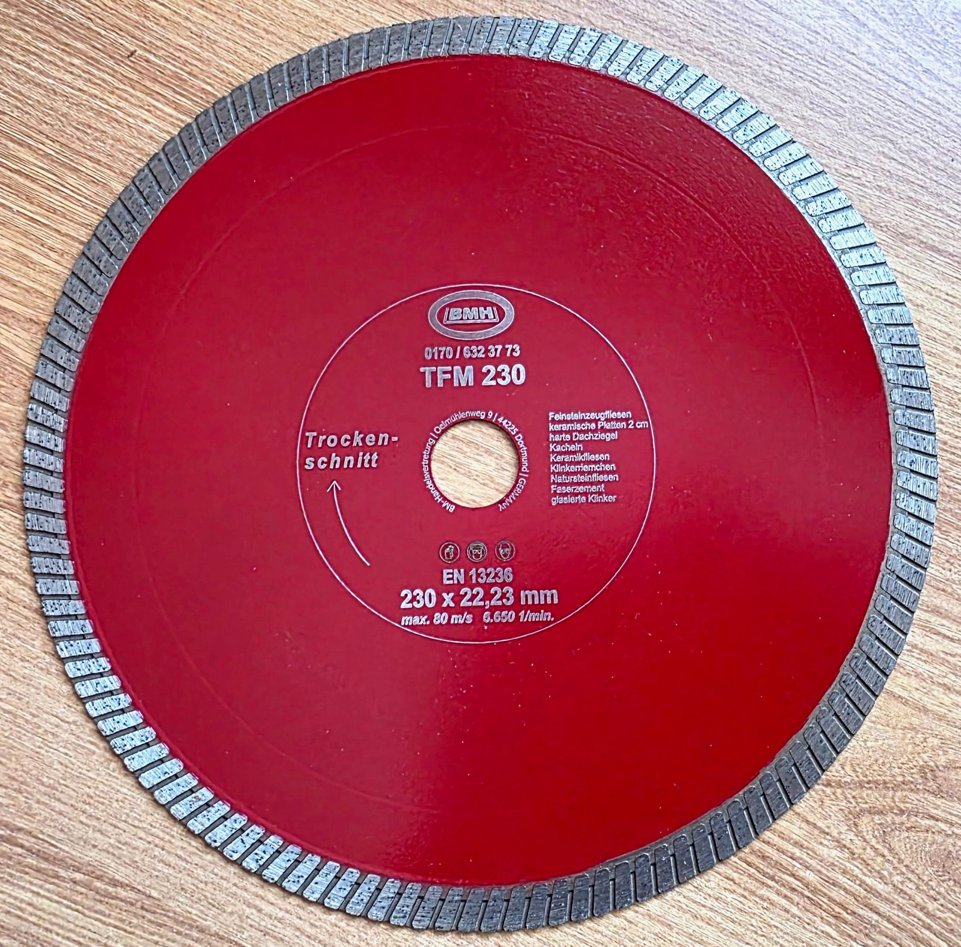 TFM Trennscheibe für harte Az