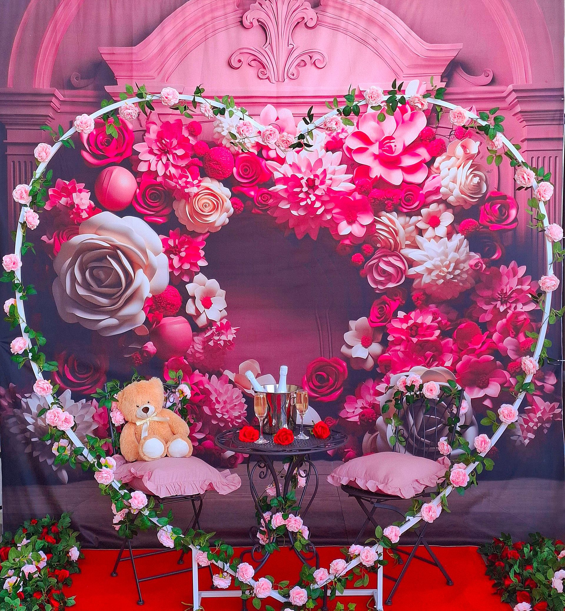 Muttertag Fotospot und Blumen Deko buchen für herzliche Mall Events