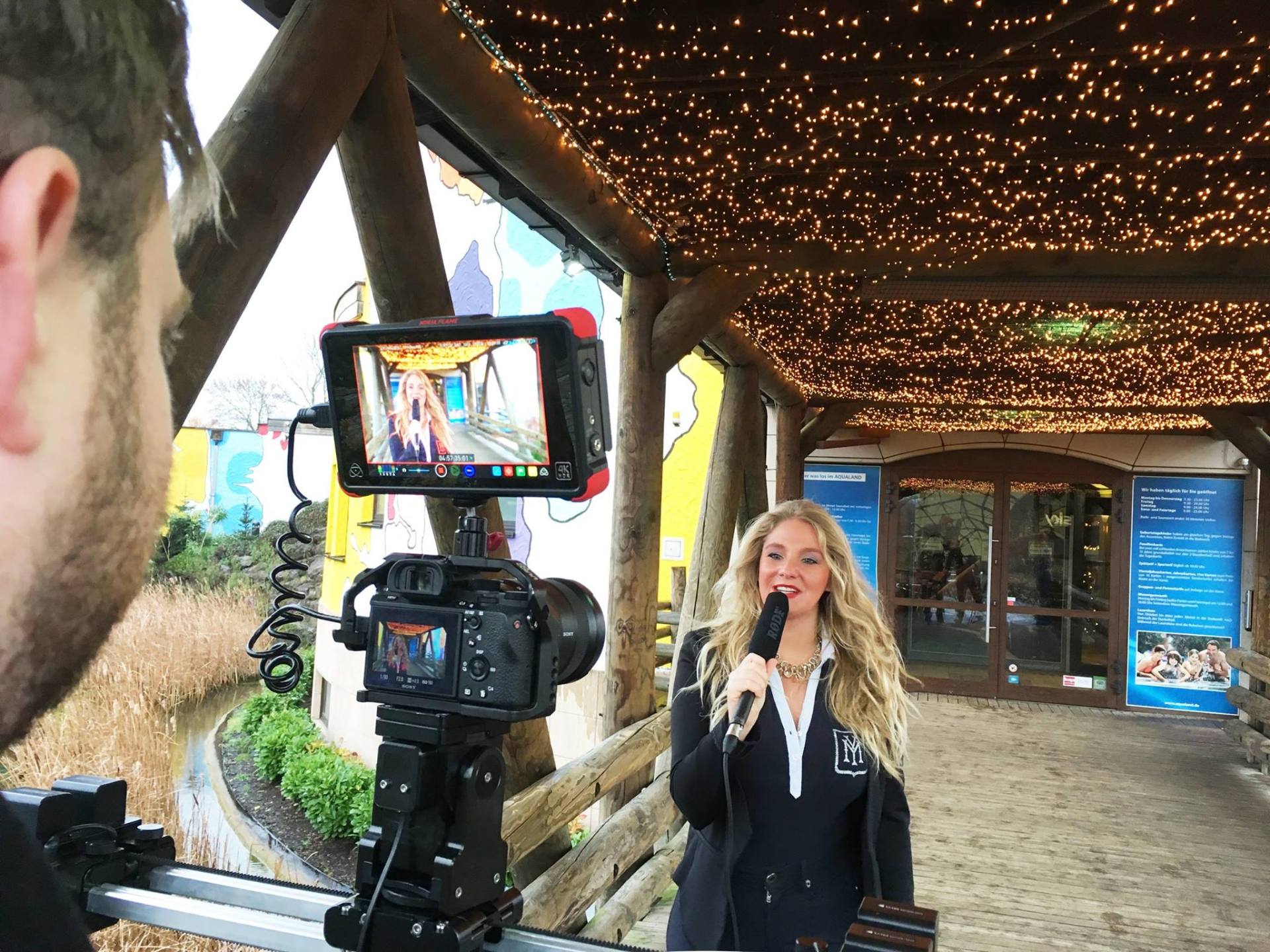 Candy Stars Model- und Eventagentur Moderatorin für das Aqualand in Köln