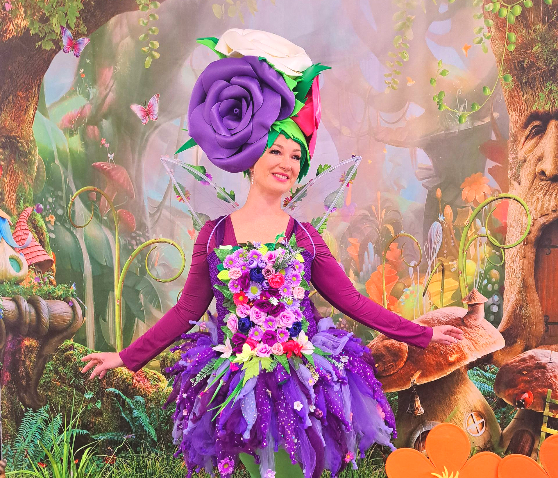 Blumenfee interaktive Erlebniswelt – nachhaltiges Event von Candy Stars, innovative Eventaktionen für Shopping Center, Messen, Firmenfeiern und Stadtfeste