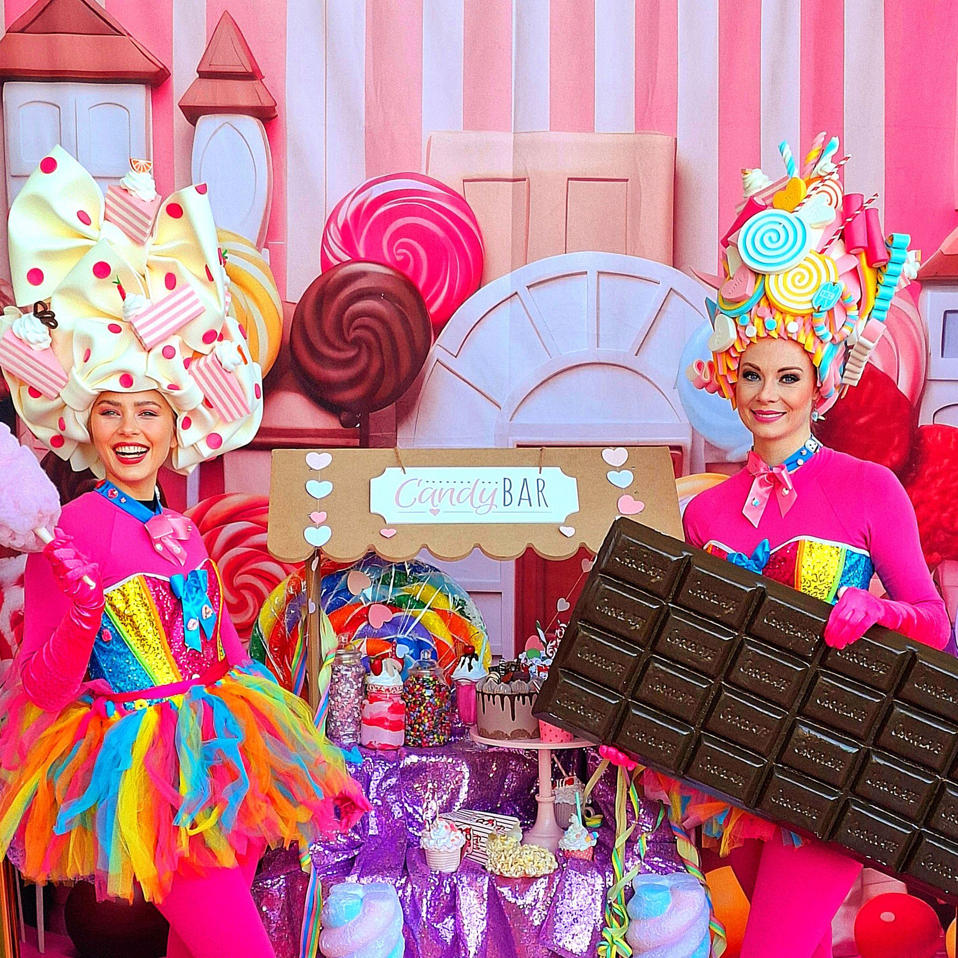 Candy Girls Erlebniswelt – Candy Bar und Bauchladen – Candy Stars, interaktives Süßigkeiten-Event