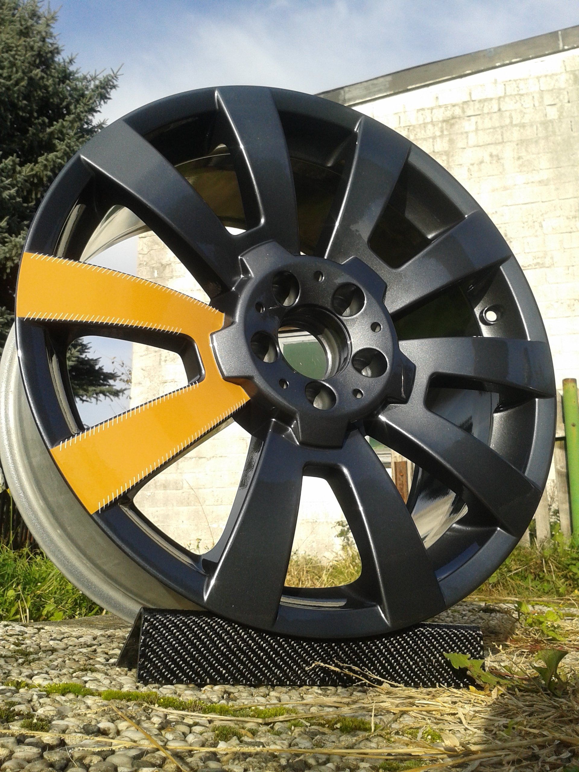 Felge Klarlackversiegelt