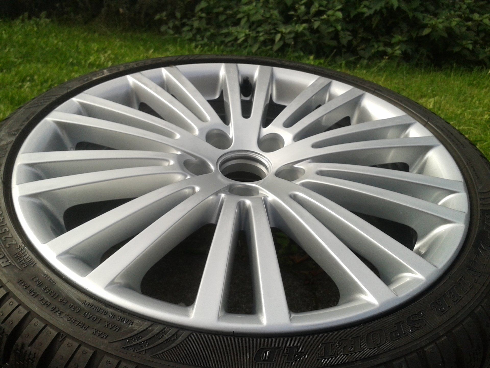 Golf R32 Felge nach der Instandsetzung