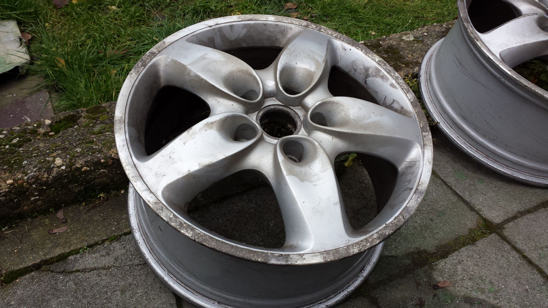 Porsche Cayenne Felge mit Korrosion