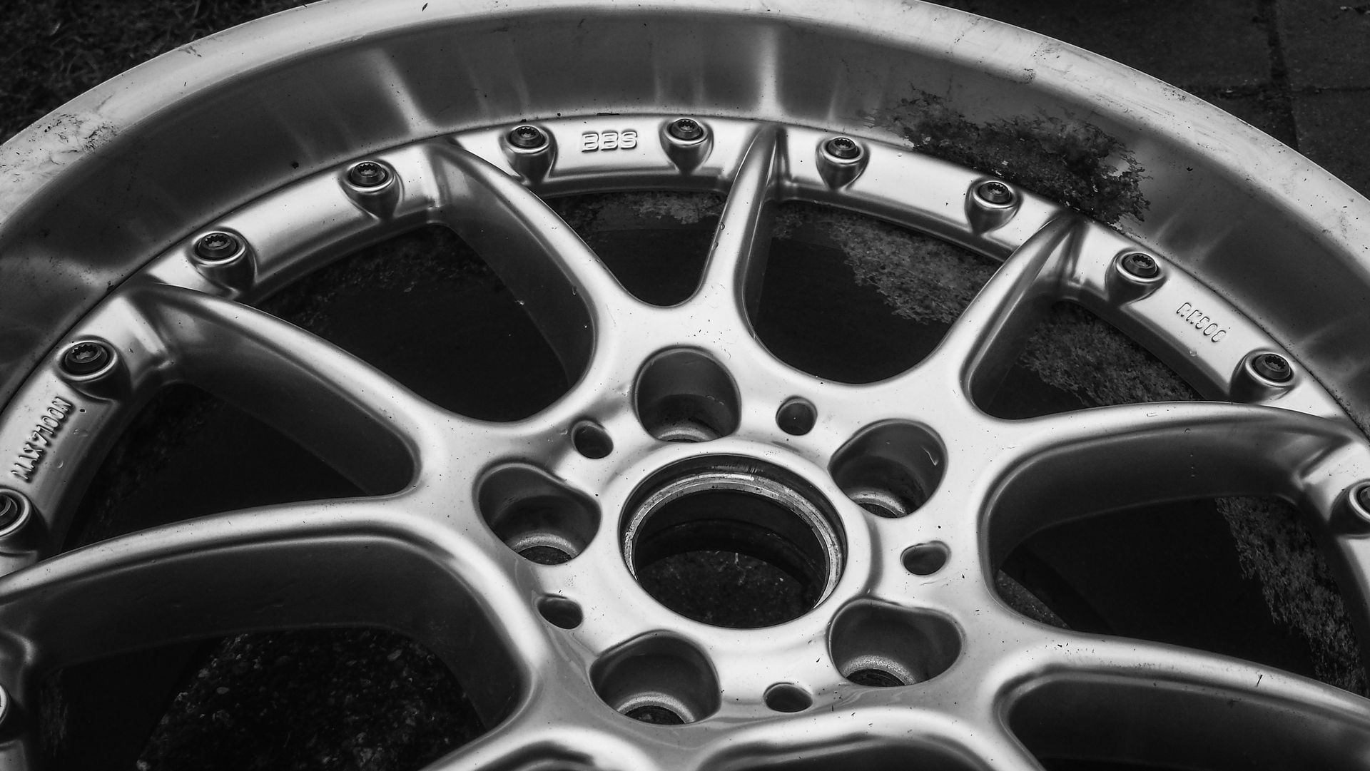 BBS Felge mit starker Korrosion BBS Felge mit starker Korrosion