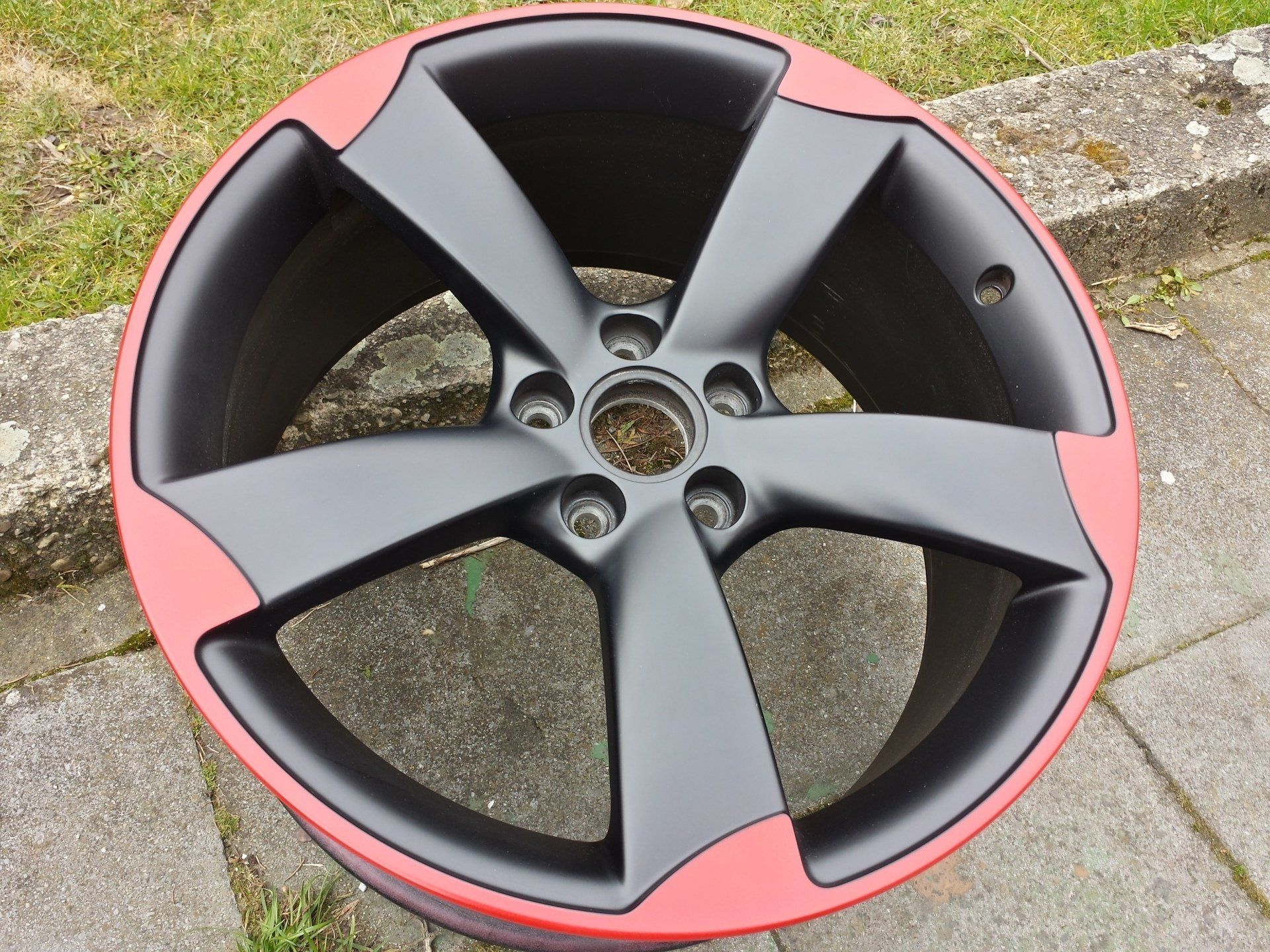 Audi Rotor Felge nach der Instandsetzung