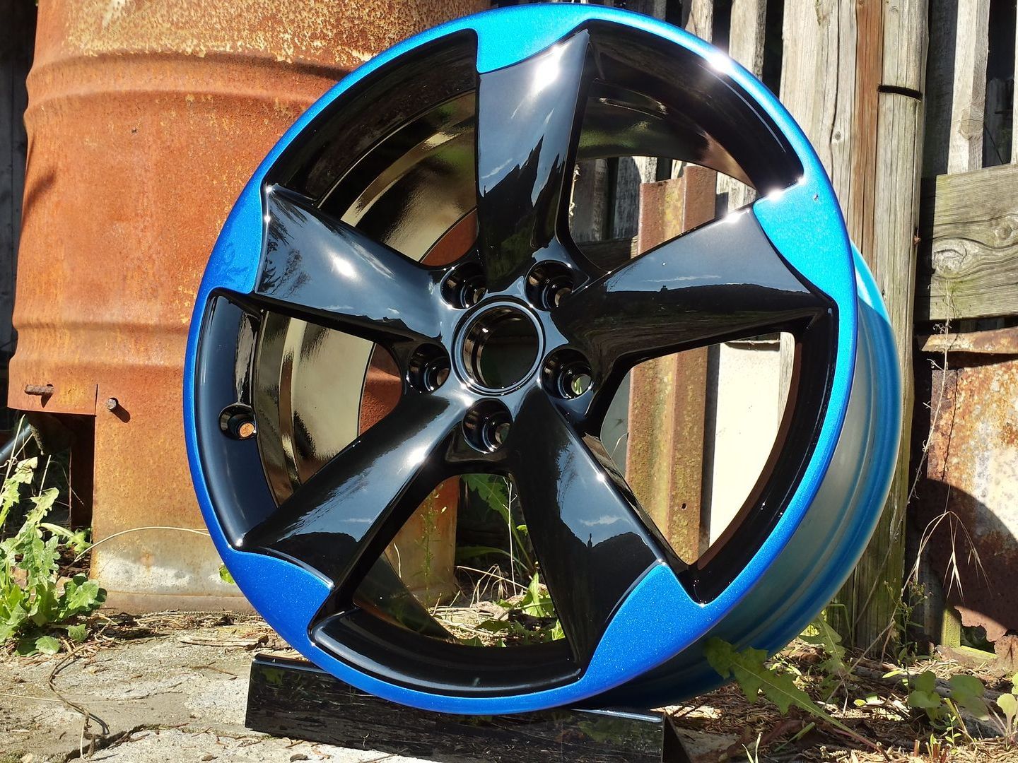 Audi Felge nach der Felgenveredelung