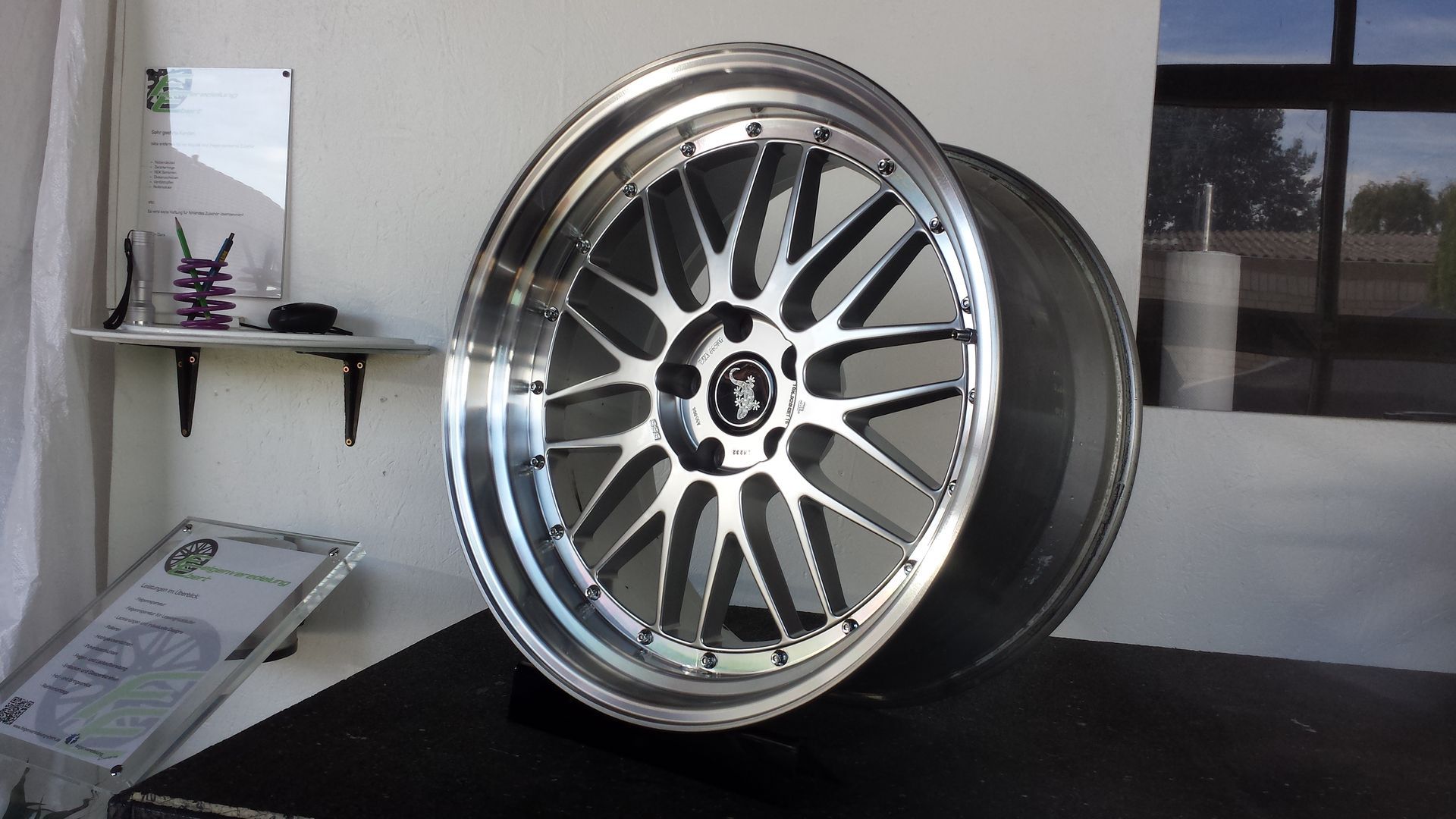 Wiesmann Roadster Felge nach der Alufelgen Reparatur