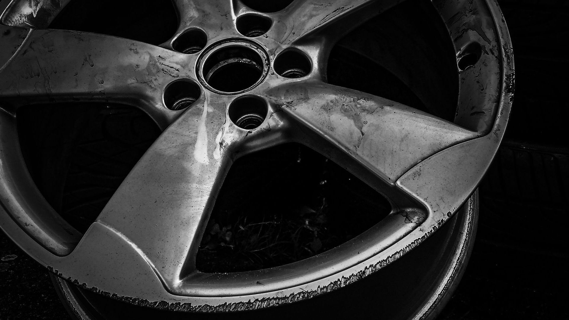 Audi Rotor Felge vor der Veredelung Audi Rotor Felge vor der Veredelung