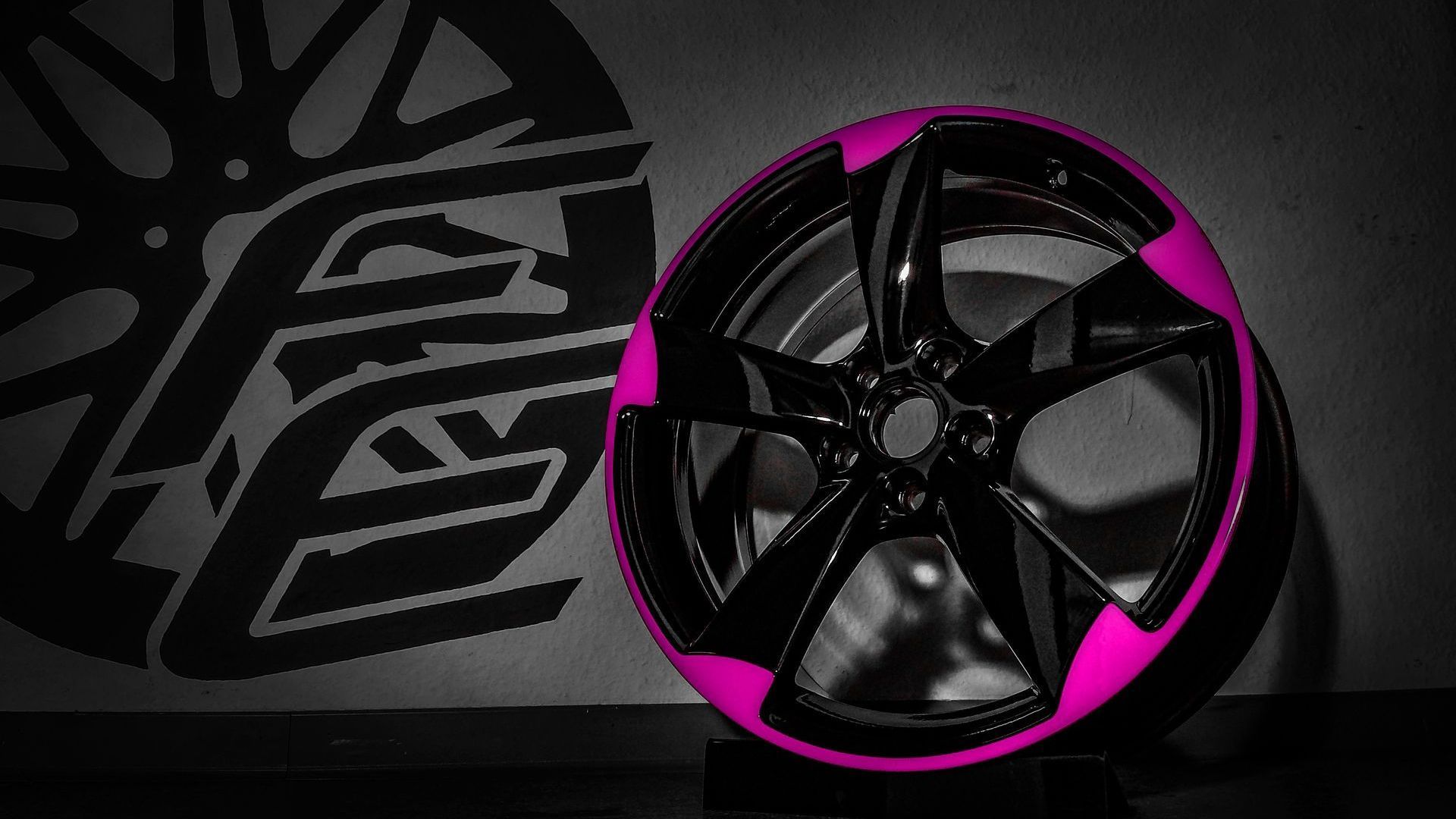 Audi Rotor Felge nach der Veredelung Audi Rotor Felge nach der Veredelung