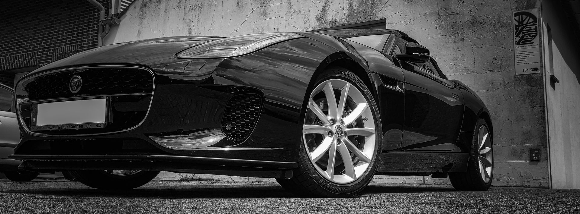 Jaguar Kundenfahrzeug nach der Felgenreparatur