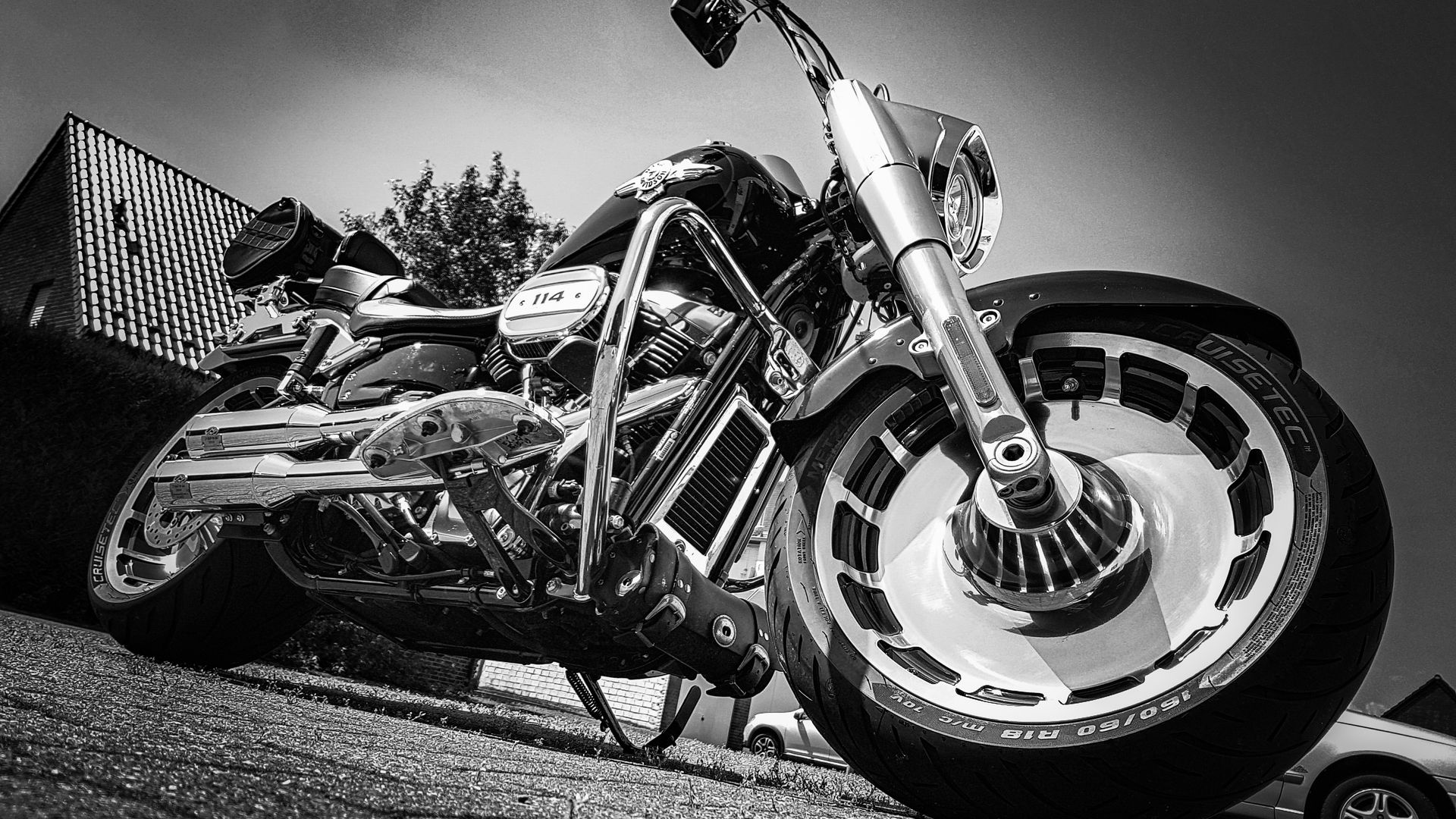 Felgenveredelung Harley Davidson Fat Boy Felgenveredelung Harley Davidson Fat Boy