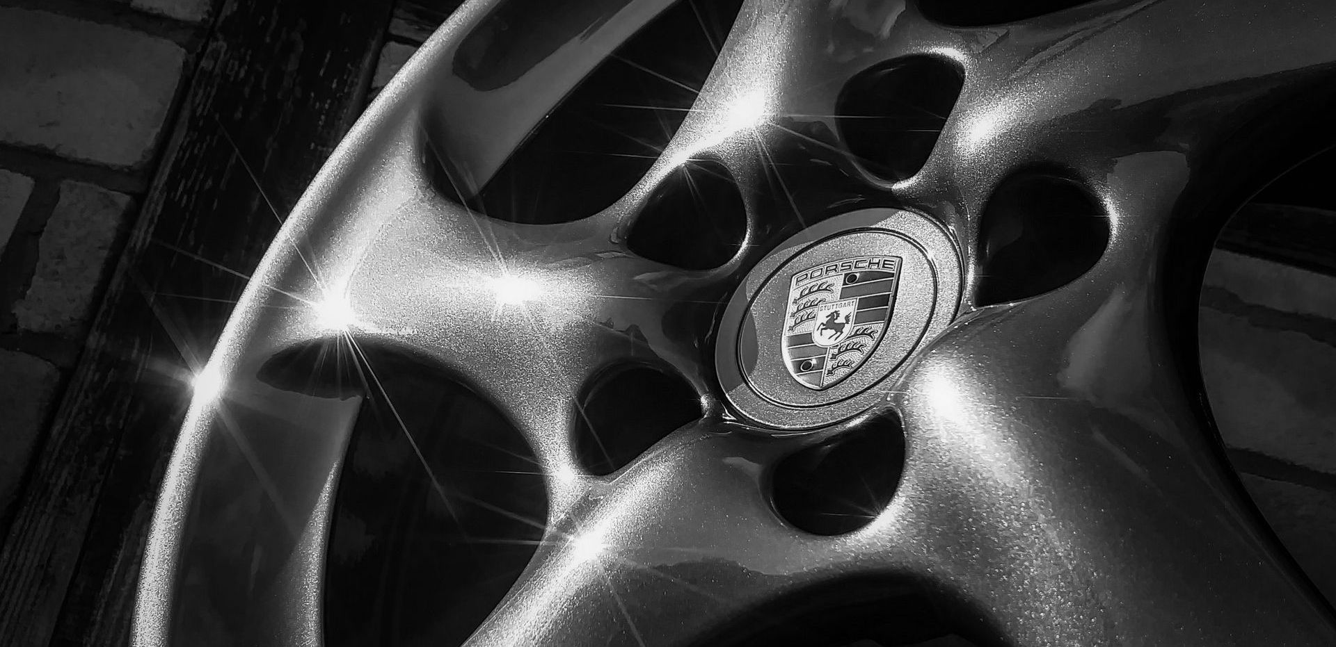 Porsche Turbo Felge individuell lackiert Porsche Turbo Felge individuell lackiert