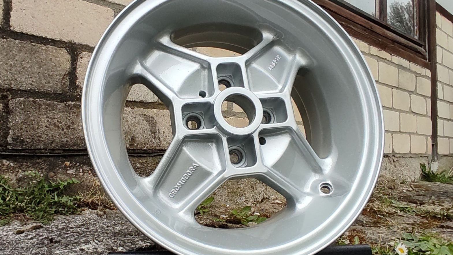 Abarth Cromodora CD-30 Felge nach der Alufelgen Restauration