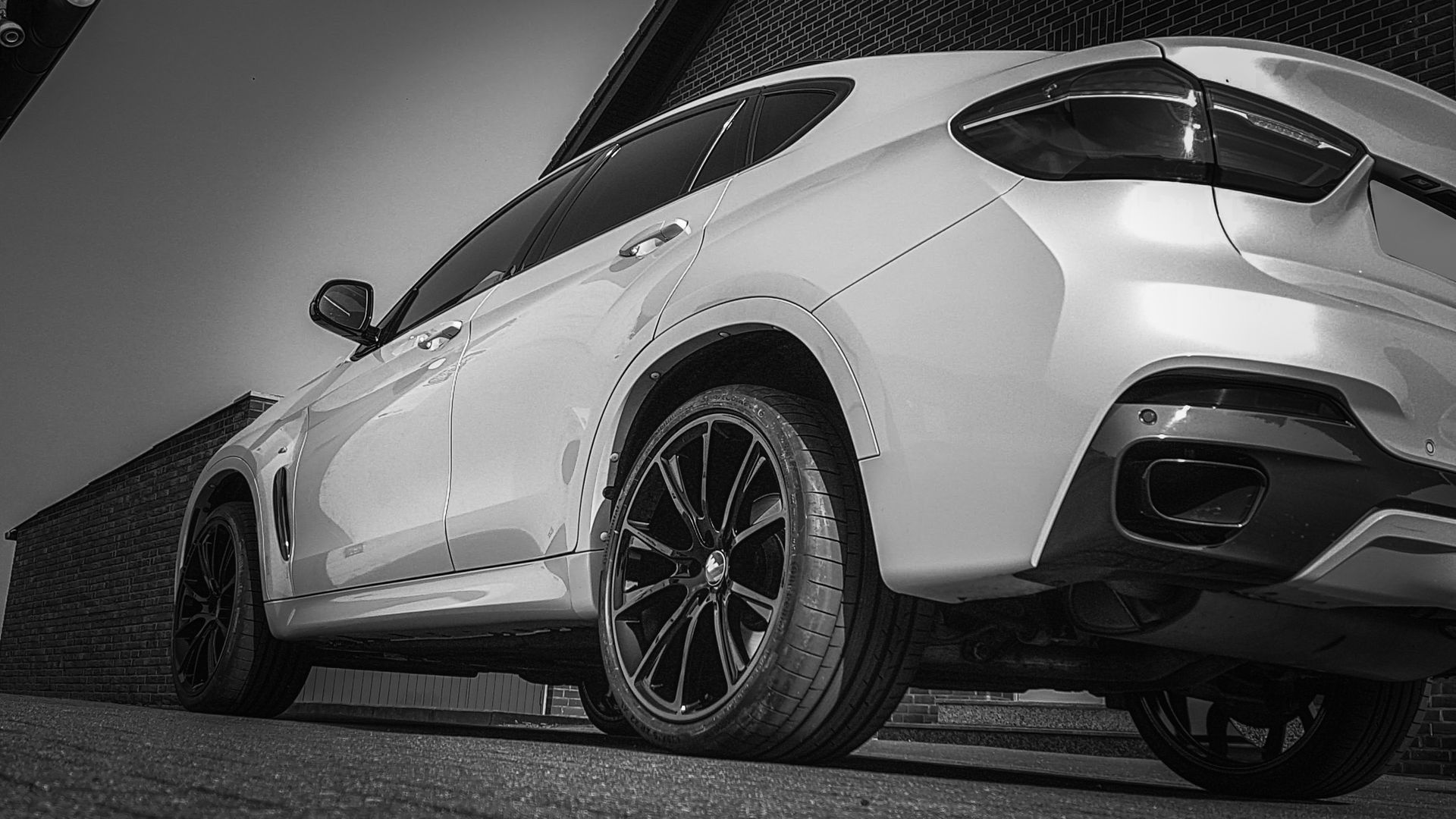 BMW X6 Felgen schwarz lackiert BMW X6 Felgen schwarz lackiert