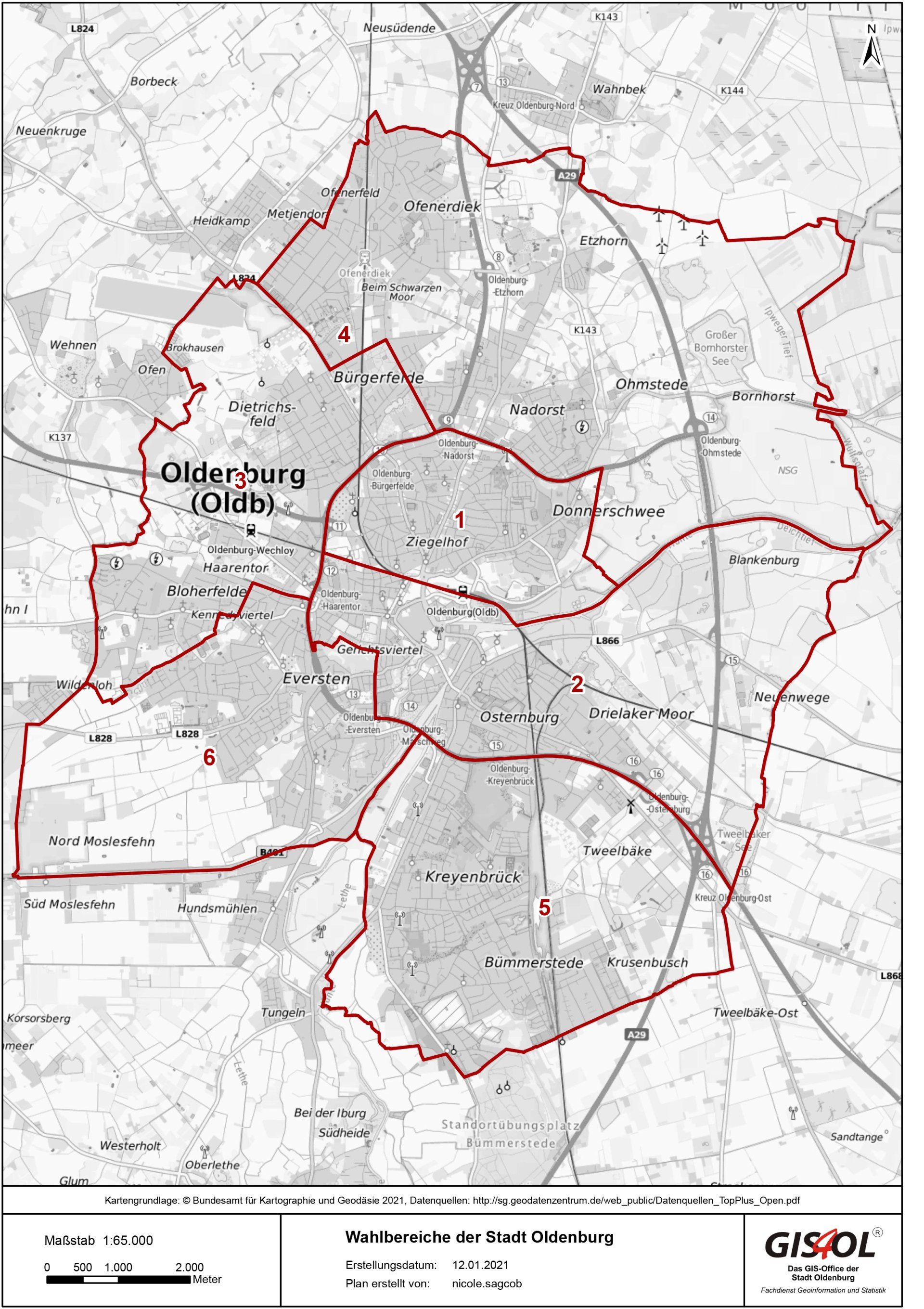 grafische Darstellung Wahlbereiche grafische Darstellung Wahlbereiche