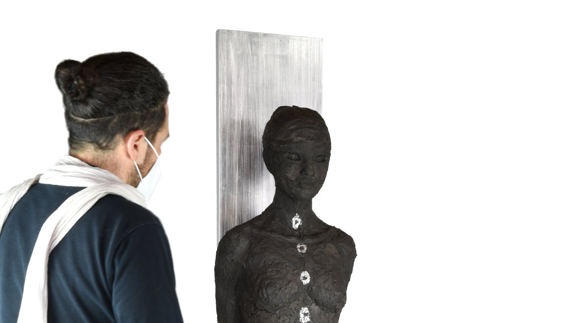 Grande ihope, scultura di Eleonora Francioni e Antonio Mastromarino, arte contemporanea a Pietrasanta