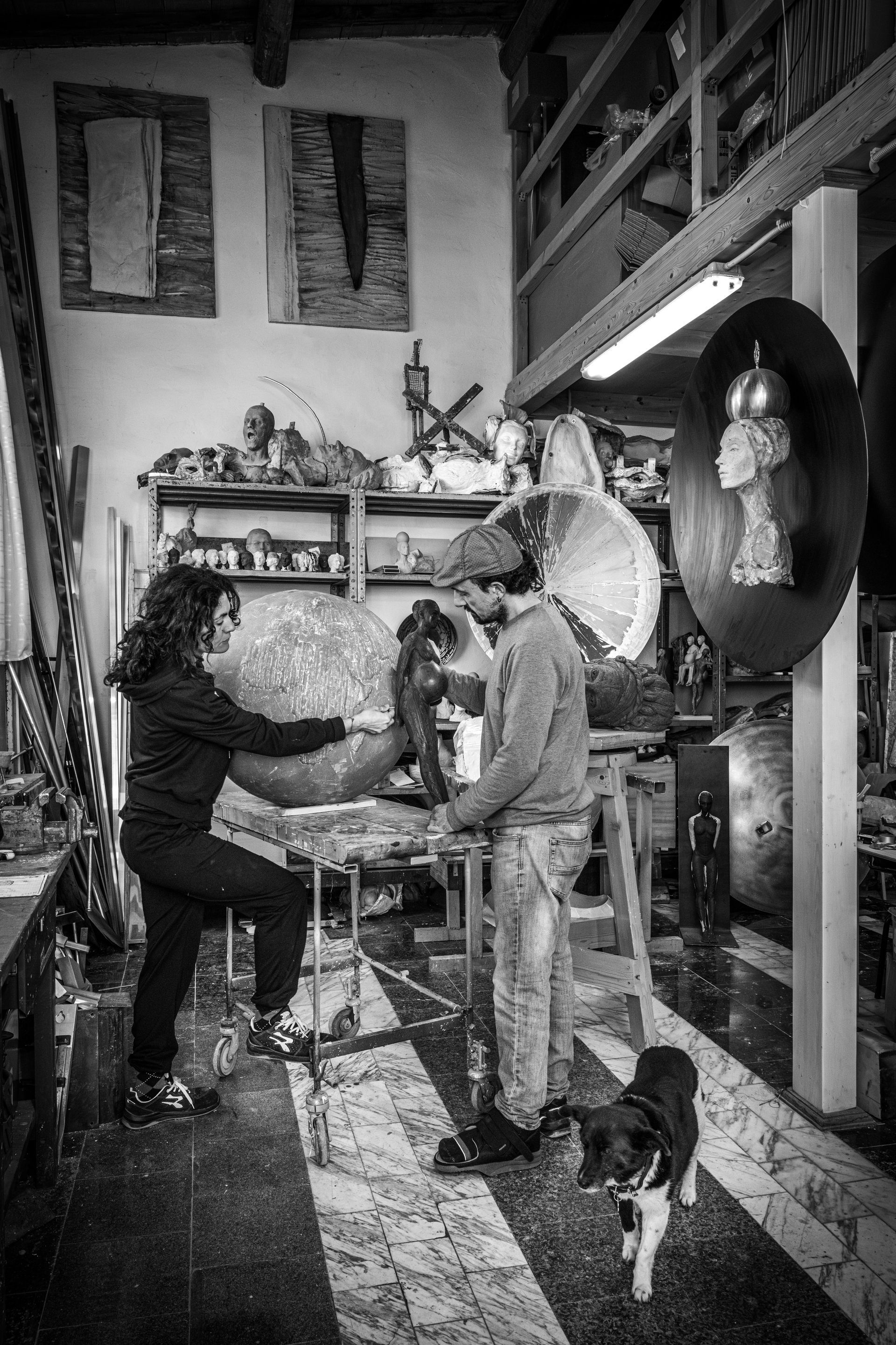 Studio di Eleonora Francioni e Antonio Mastromarino a Pietrasanta