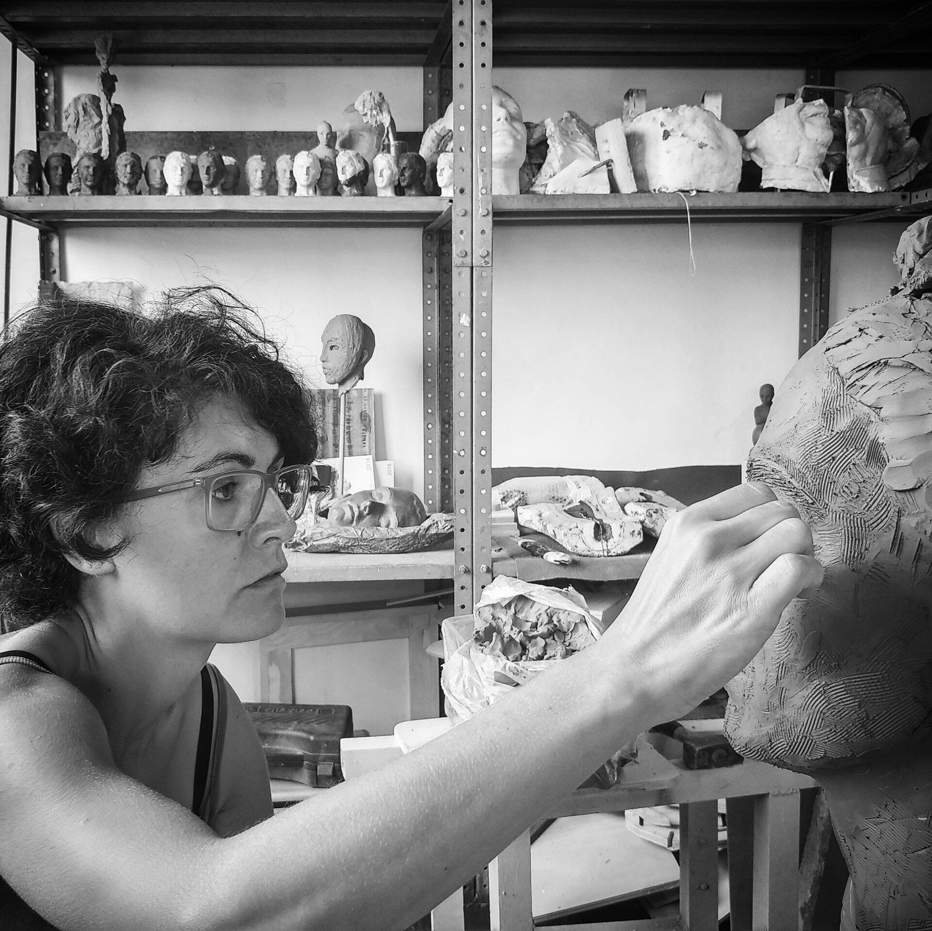 Eleonora Francioni, scultrice a Pietrasanta