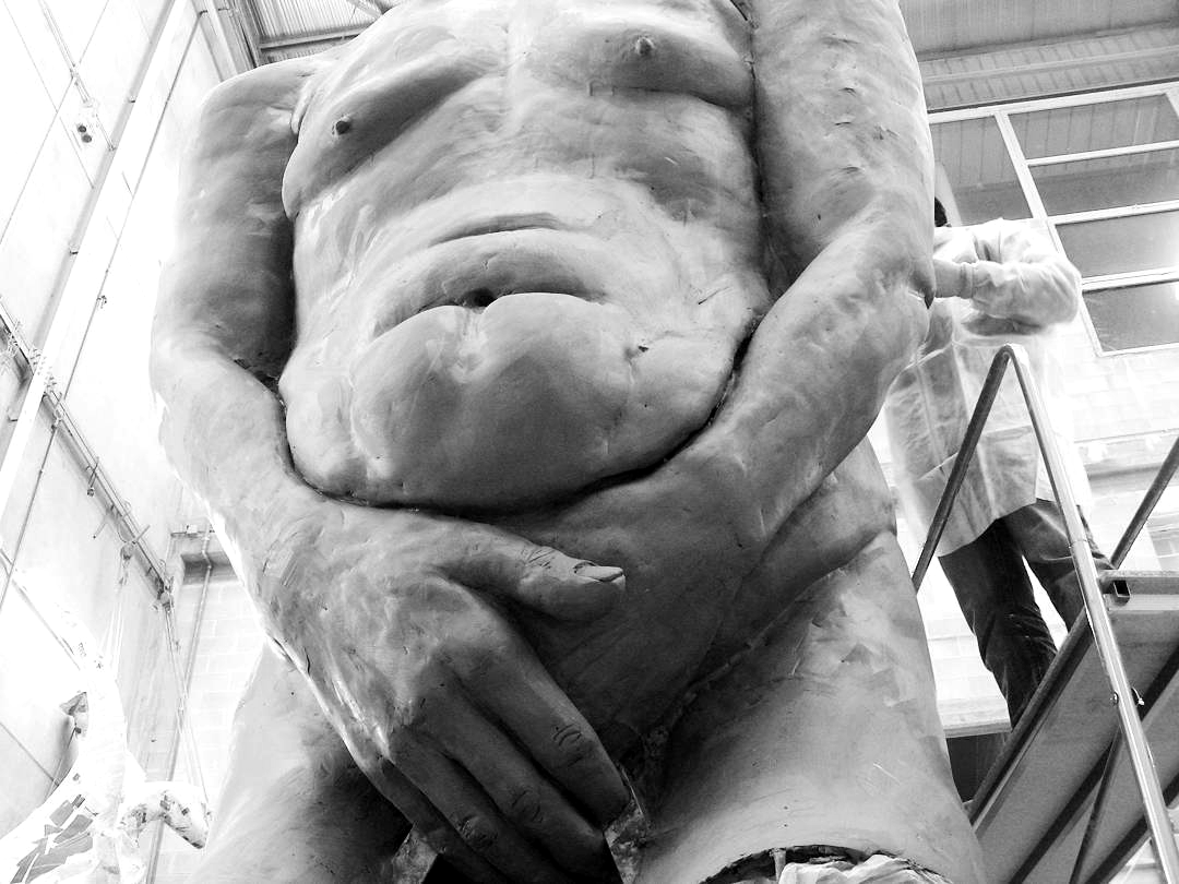 ingrandimento in creta, scultori Eleonora Francioni e Antonio Mastromarino, Arte contemporane Pietrasanta