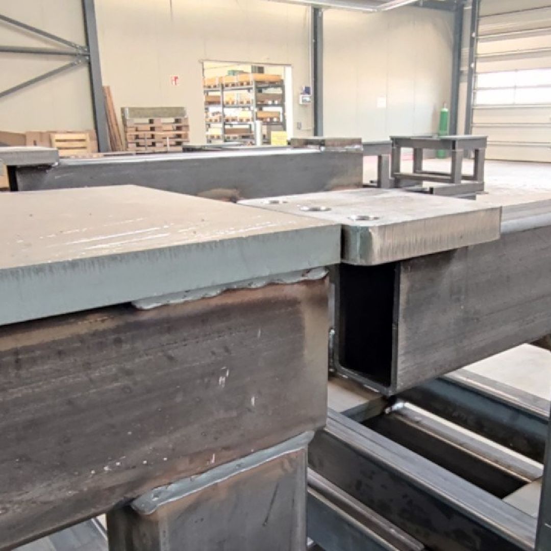 Zusammenbau von geschweißten Modulen