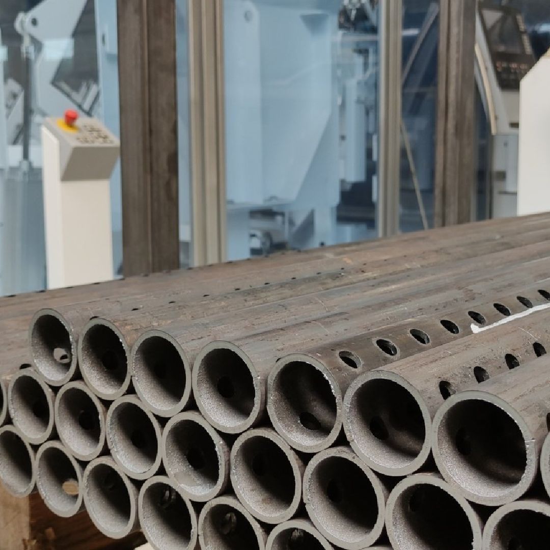 CNC-bearbeitete Teile mit Rohrlaser