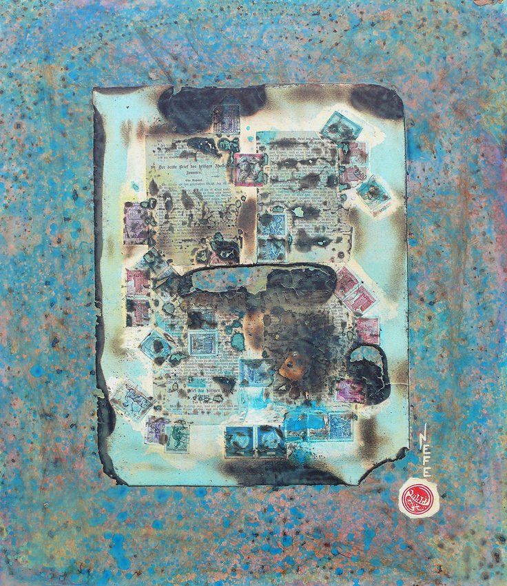 Bibeltext verschiedene Briefmarken