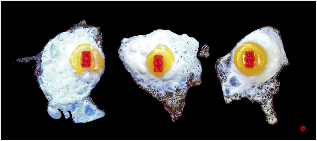 Spiegeleier mit Gummibärchen