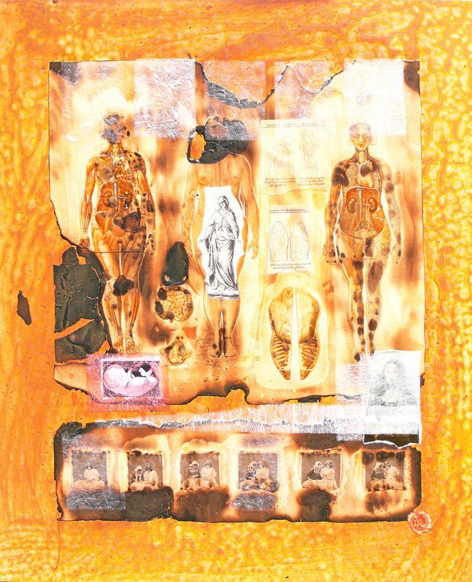 Zwei Frauenkörper Madonna Embryo spielende Mädchen