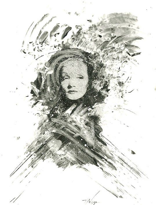 Marlene Dietrich Porträt