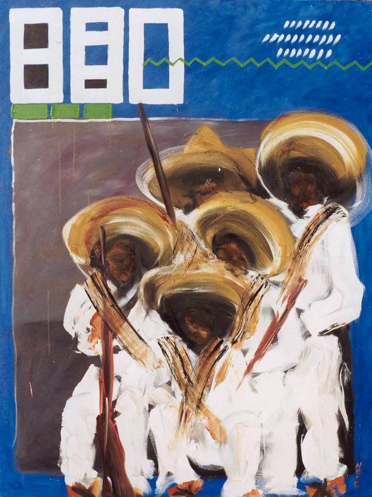 Mexikanische Männer mit Sombrero