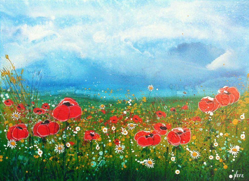 Mohnblumenwiese