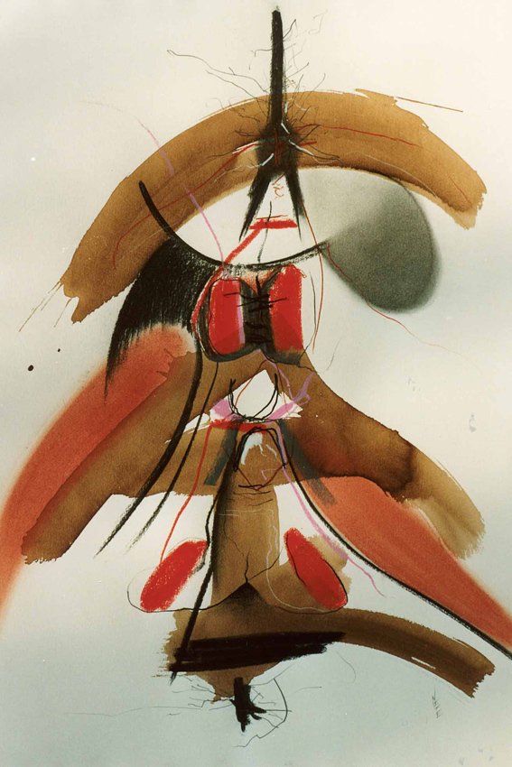 Erotische Darstellung abstrakt