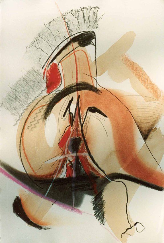 Erotische Darstellung abstrakt