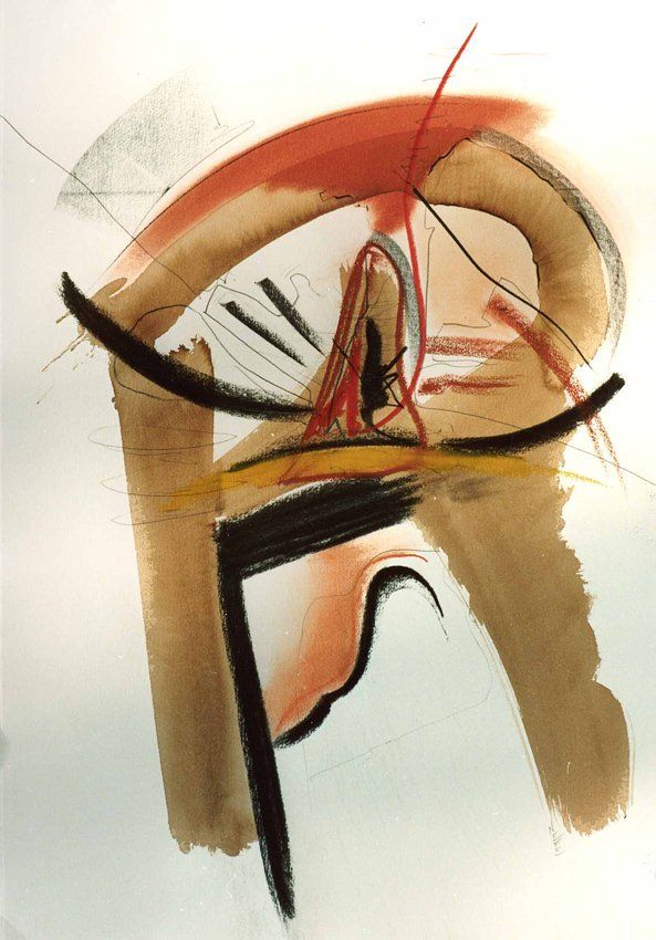 Erotische Darstellung abstrakt