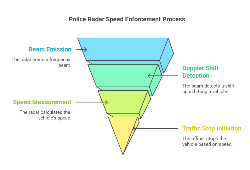 Police radar operation for speed enforcement How police radar work? The complete operation of radar for speeding tickets
